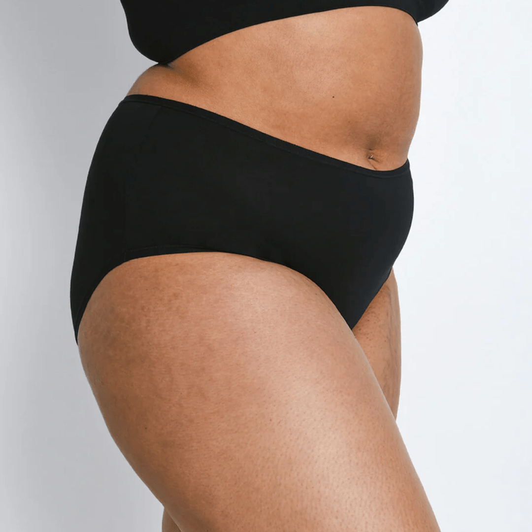 Zorb. Reusable Period Panty, Black (Pack of 2)