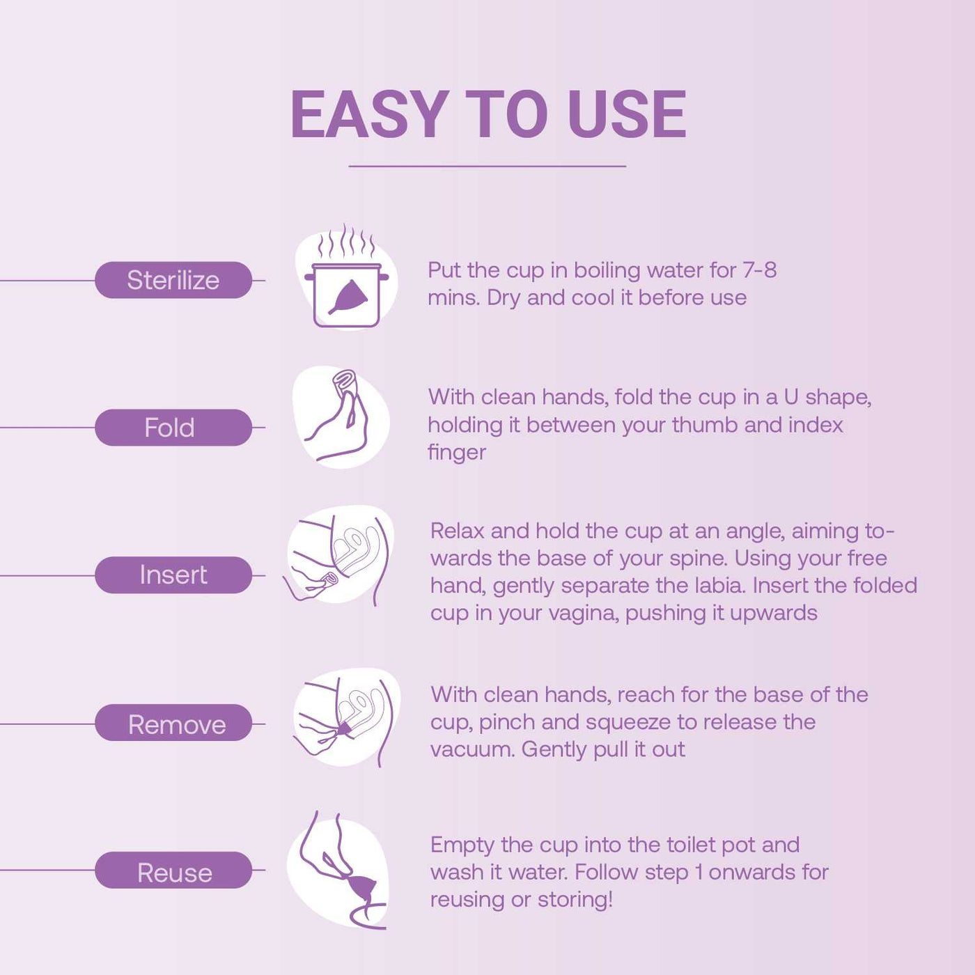 Zorb. Menstrual Cup for Women - White - Zorb.