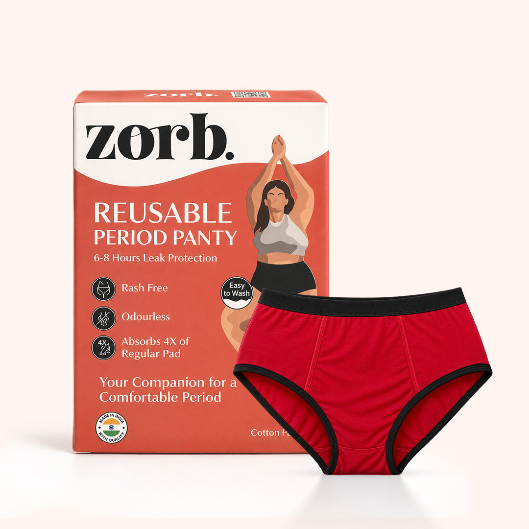 Zorb. Reusable Period Panty (Maroon)