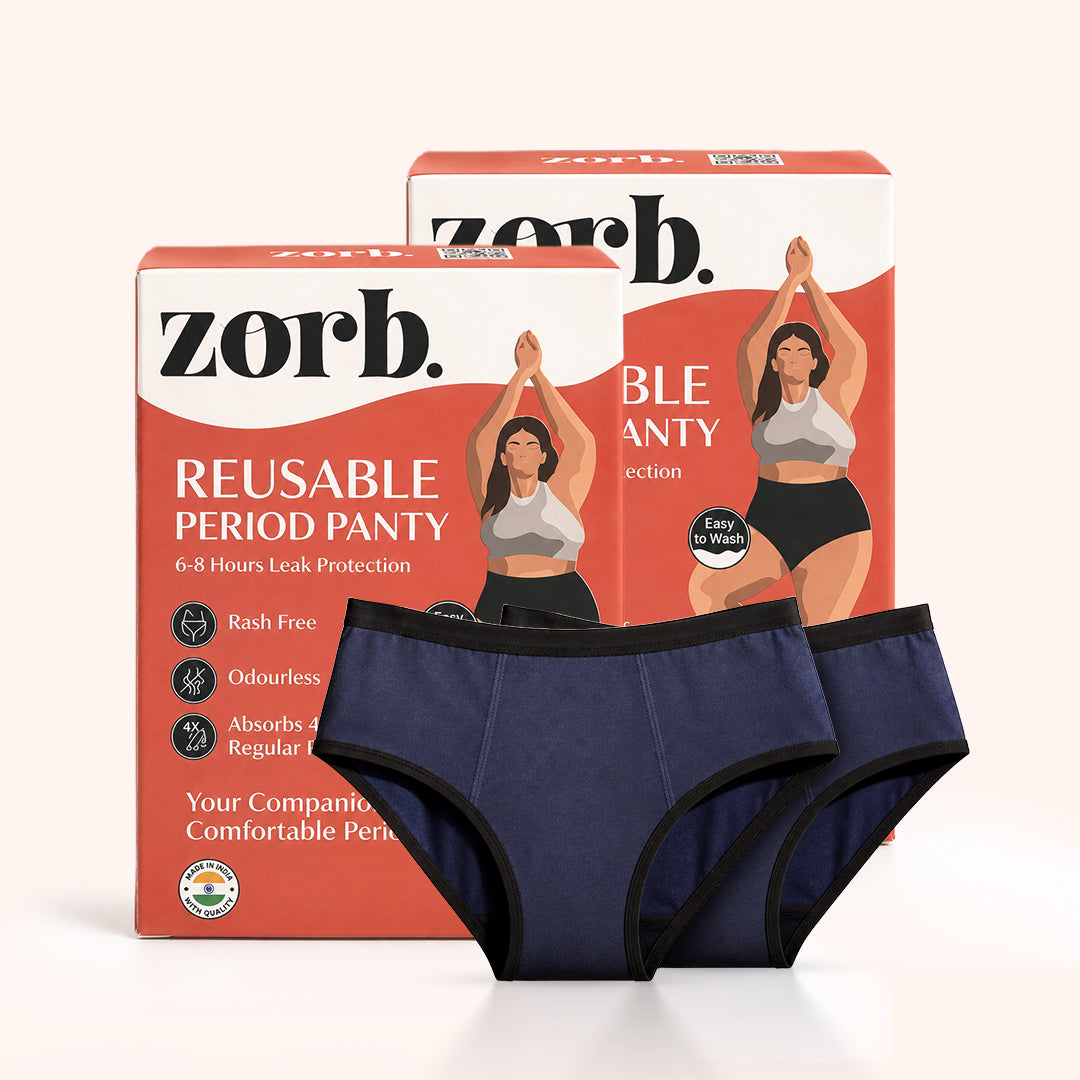 Zorb. Reusable Period Panty (Navy)