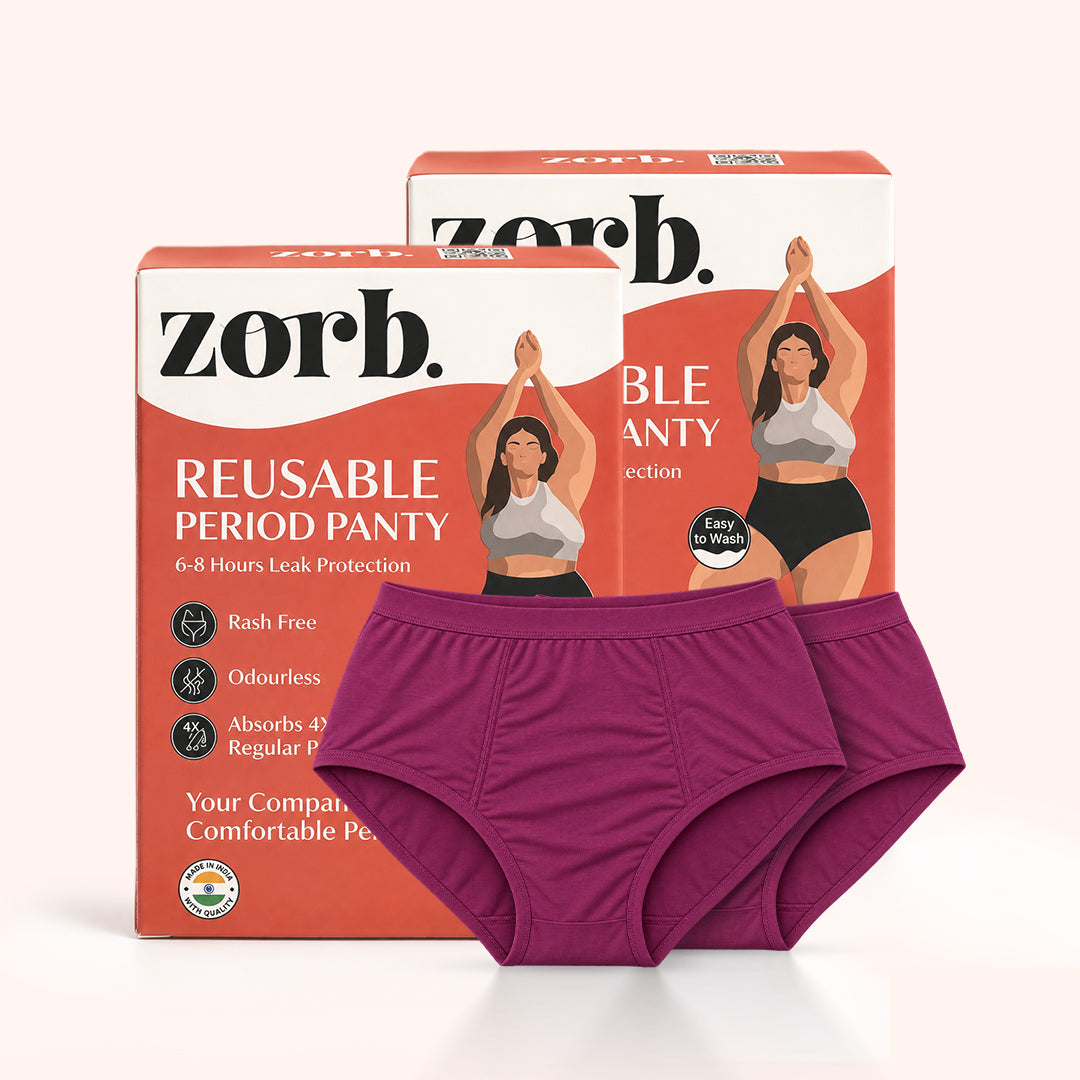 zorb. Reusable Period Panty (Purple)