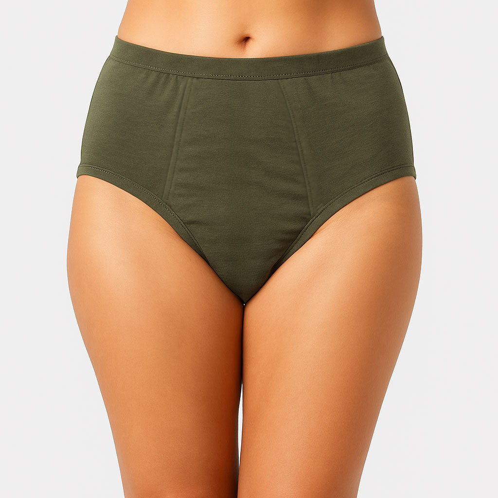 Zorb. Reusable Period Panty (Military Green)