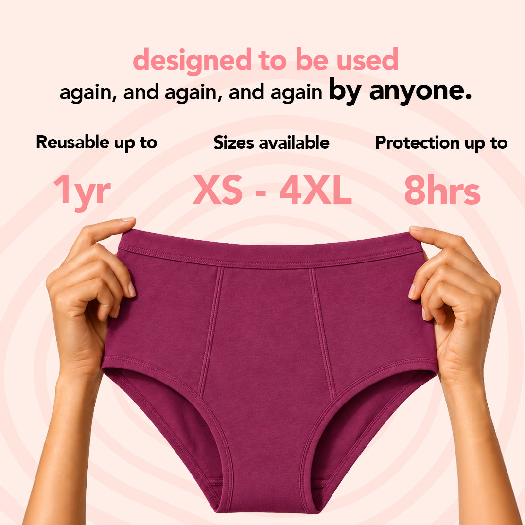 zorb. Reusable Period Panty (Purple)