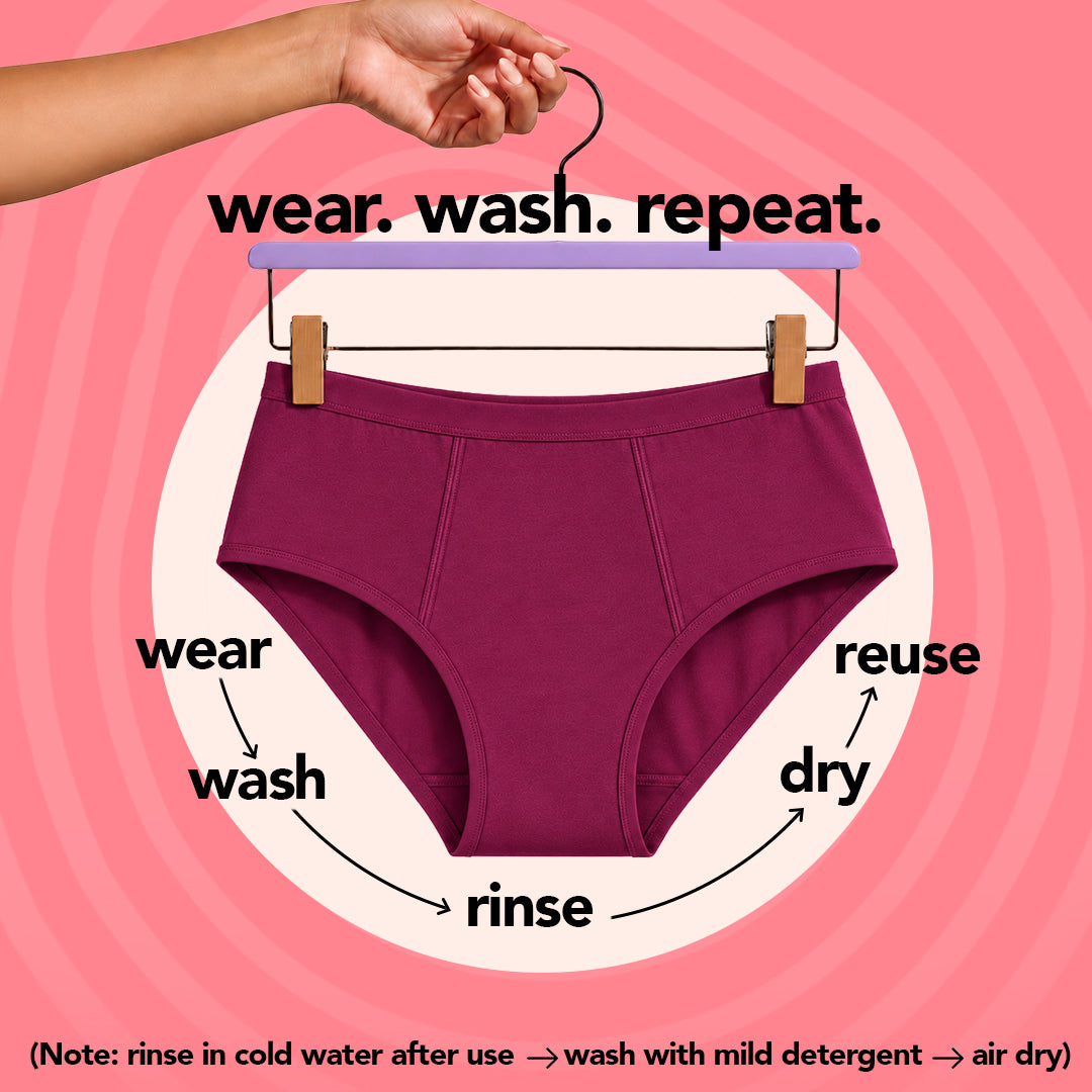 zorb. Reusable Period Panty (Purple)