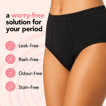 Zorb. Reusable Period Panty (Black)