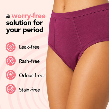 Zorb. Reusable Period Panty (Purple)